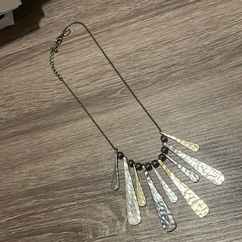 Charming Charlies silver and gold necklace